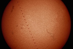 ISS solar transit 20220124